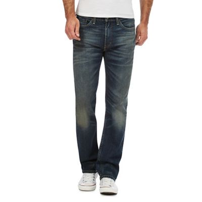 Big and tall blue '514' vintage straight leg jeans